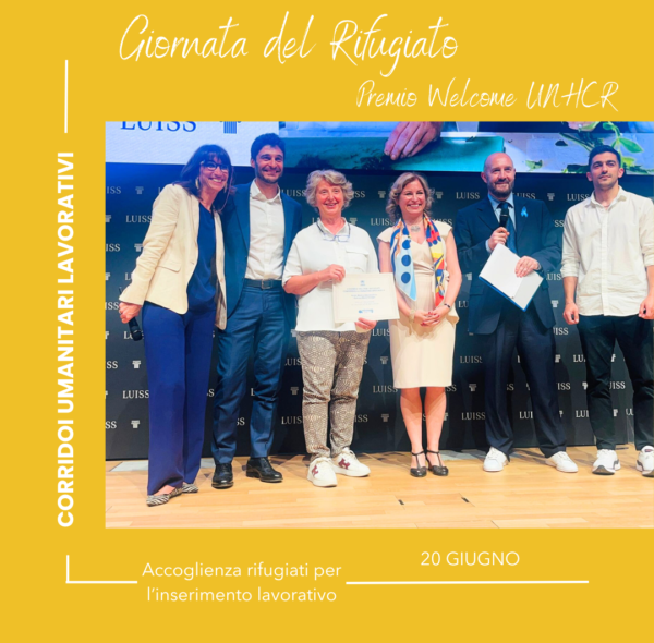 Giornata Mondiale del Rifugiato – Premio Welcome UNHCR